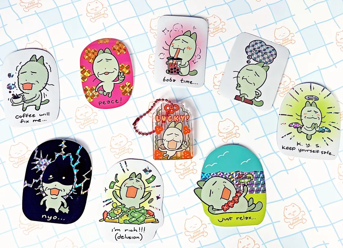 holo nyanpaw stickers