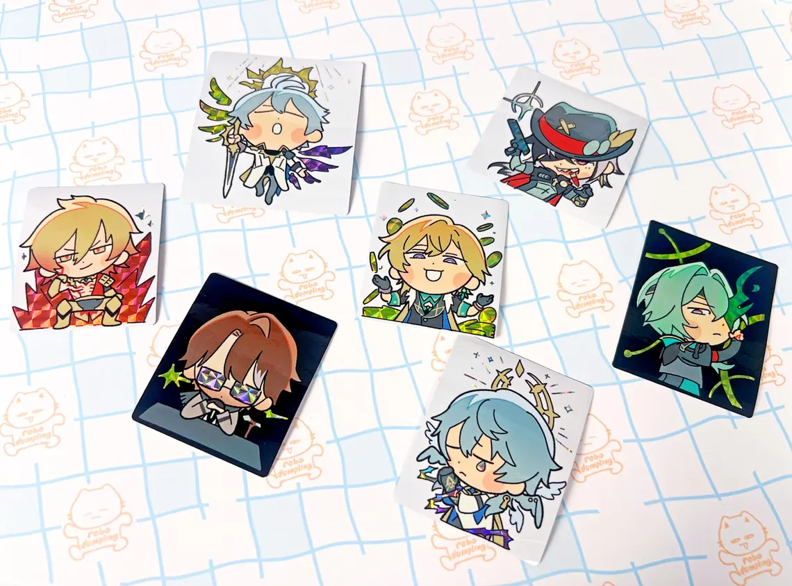 HSR holo stickers