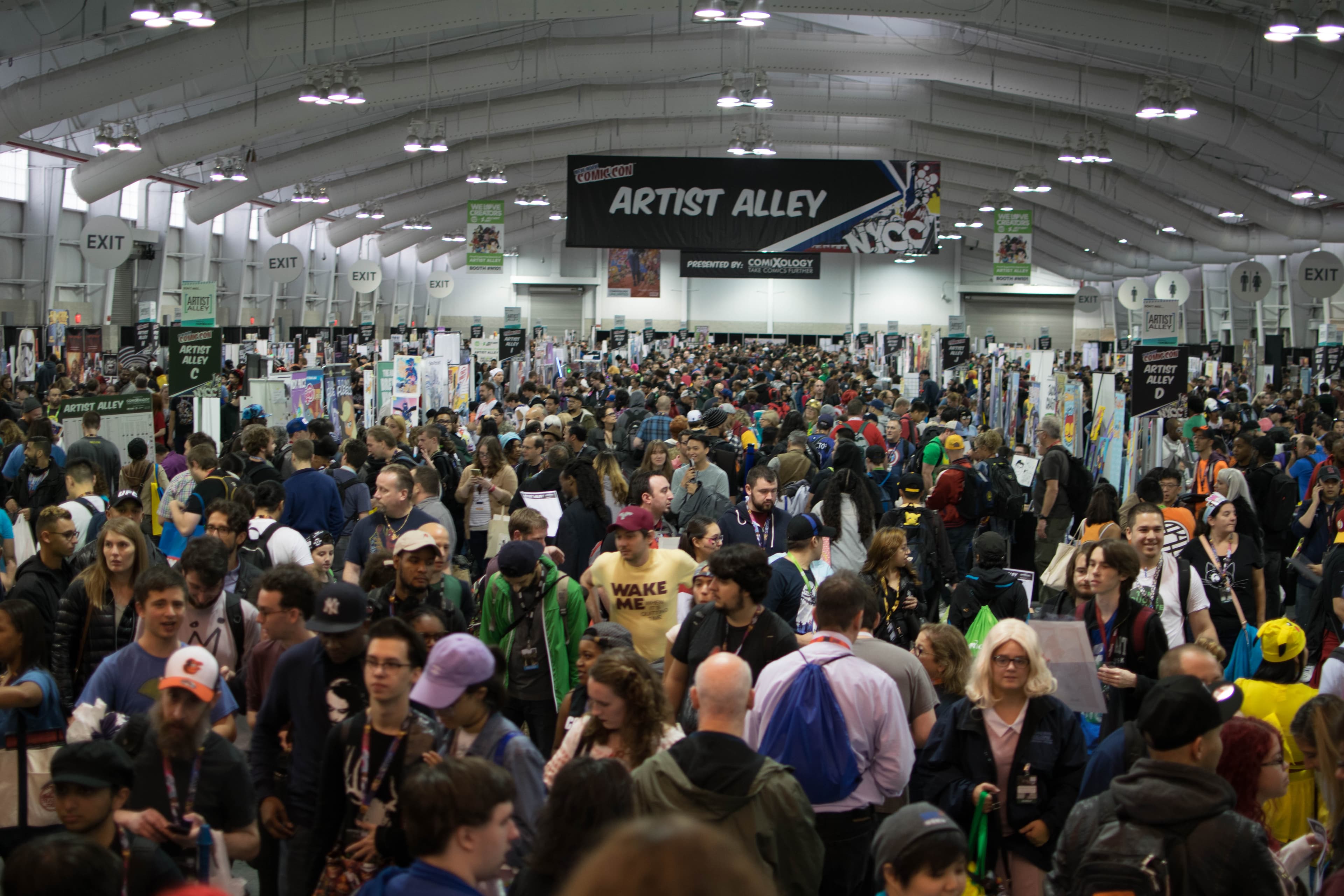 Artist Alley at convention